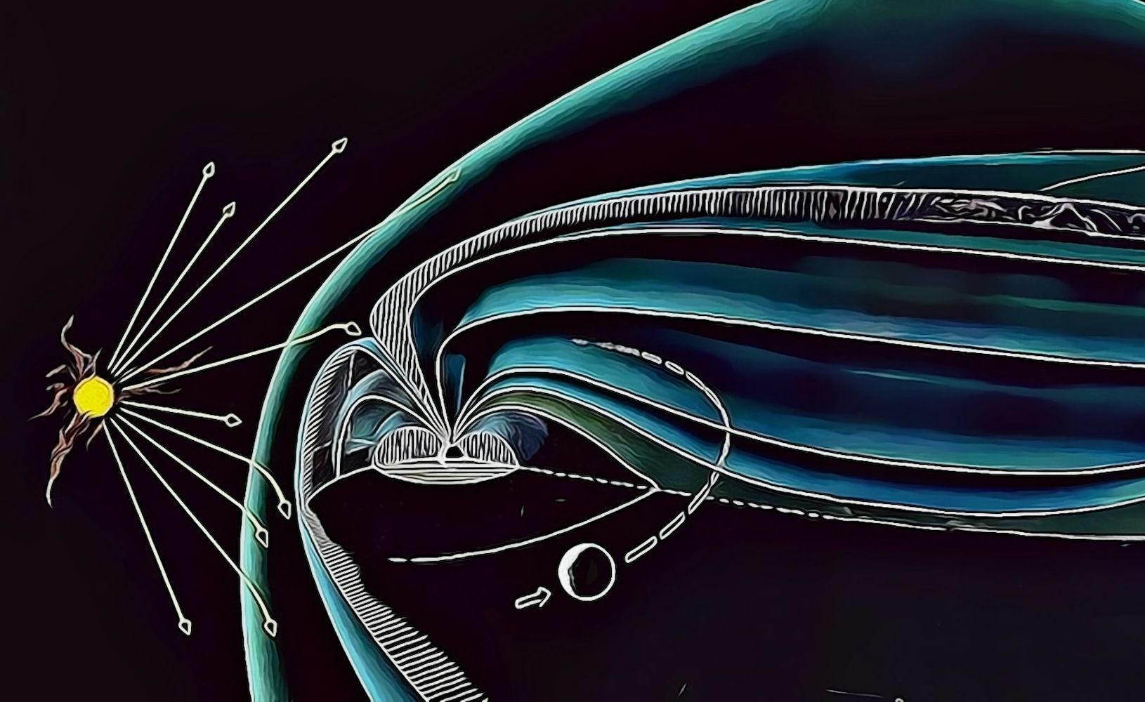 Earth's atmosphere is escaping to the Moon