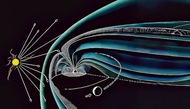 Earth's atmosphere is escaping to the Moon