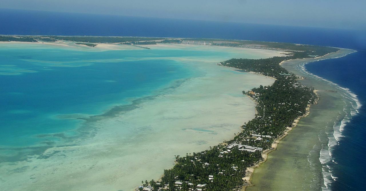 Kiribati close to becoming the first country to be swallowed by the ocean