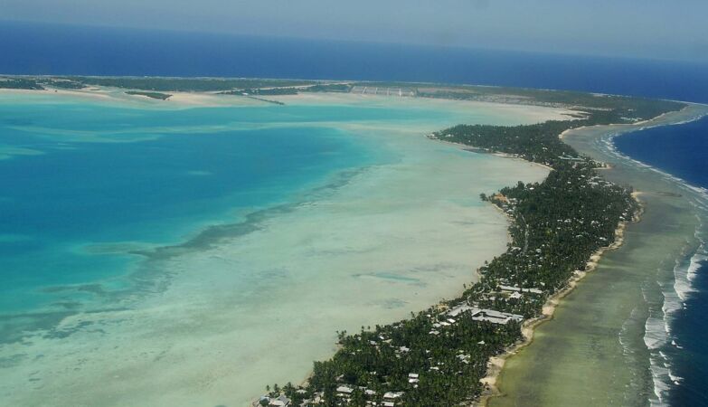Kiribati close to becoming the first country to be swallowed by the ocean