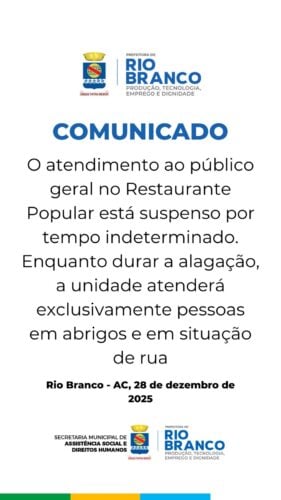 City Hall interrupts public service at Restaurante Popular for an indefinite period