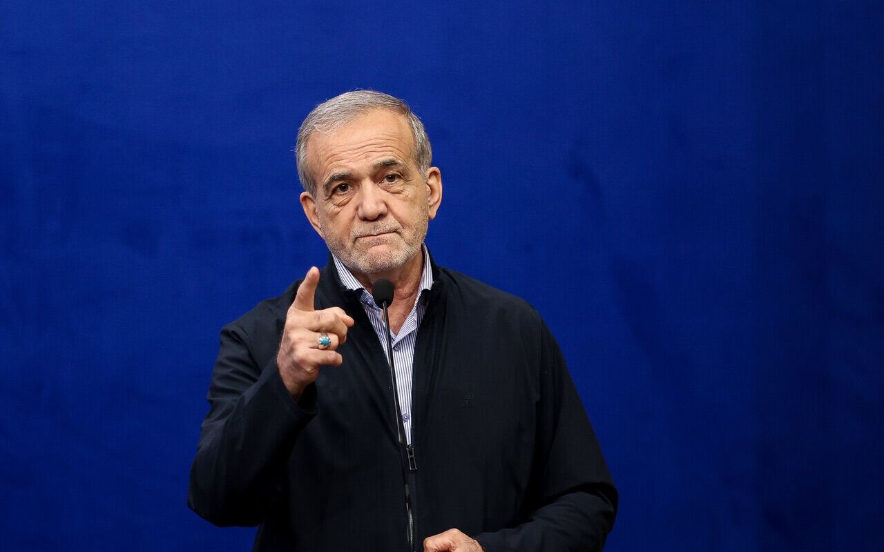 Iran is in “total war with America, Israel and Europe”, says President Pezeshkian