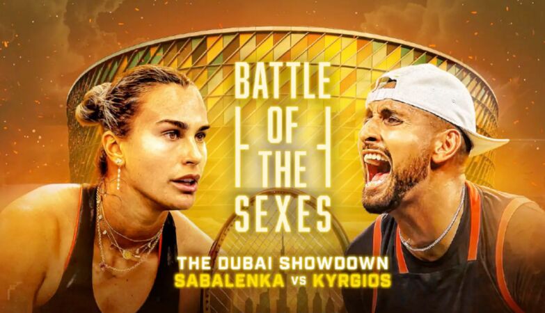Battle of the Sexes in tennis: Sabalenka will face Kyrgios (and they are already exchanging balls off the court)