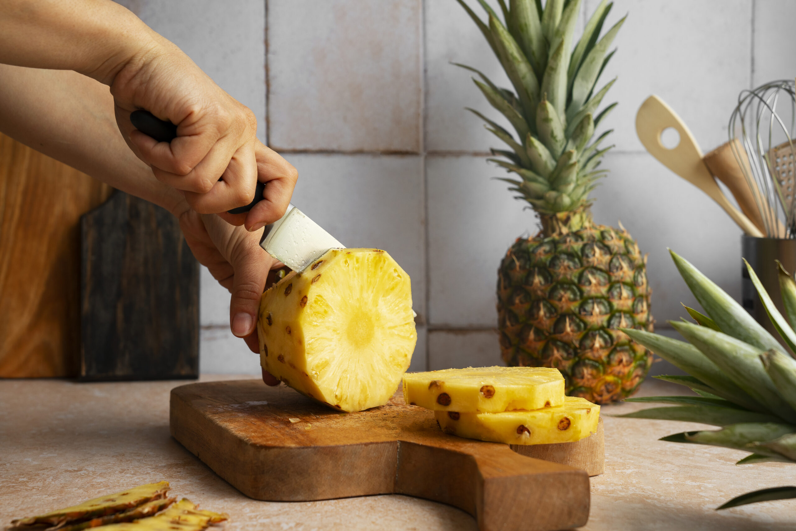 If you get canker sores after eating pineapple, try this one: it’s sweeter and “may be less risky”