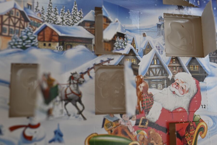 The chocolate in advent calendars has a… strange flavor. There is an explanation