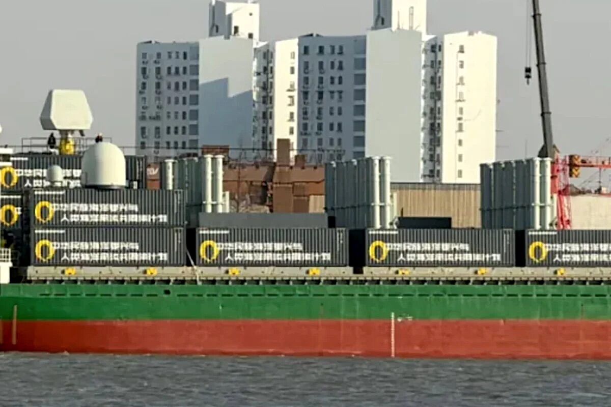 China is discreetly adapting freighters for military use in case of war