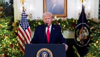 Exaggerations, Joe Biden as an obsession and no trace of Venezuela: this was Donald Trump's Christmas speech