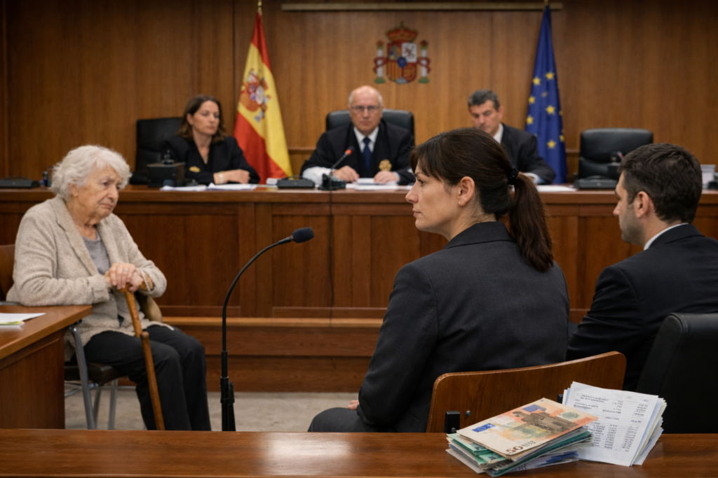 Empregada doméstica a ser julgada em tribunal. Crédito: Foto AI