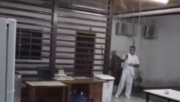 Intense rain causes infiltrations and flooding in hospital and worries residents