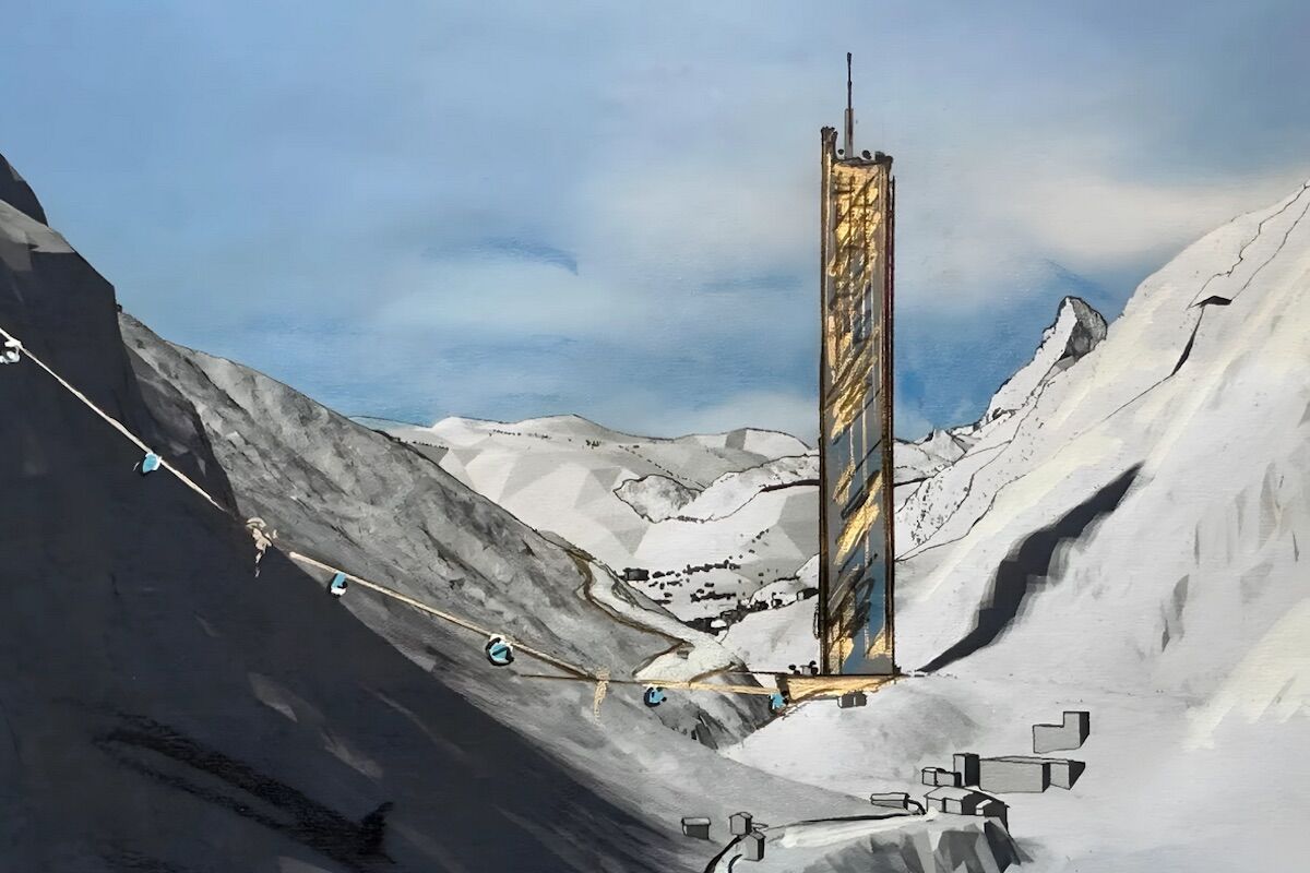 Heinz Julen wants to build skyscrapers in an unbelievable place