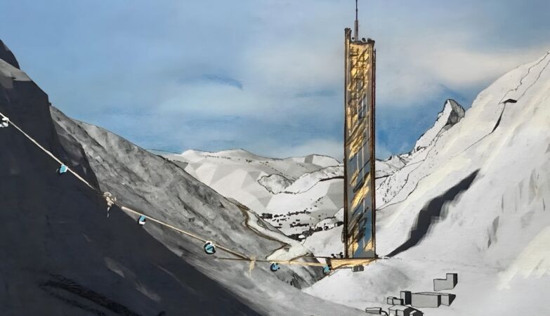 Heinz Julen wants to build skyscrapers in an unbelievable place