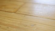Shiny floors Mix 1:1 with olive oil and rub the scratches on the parquet. You can remove them without sanding the floor. A way to remove scratches on the dance floor