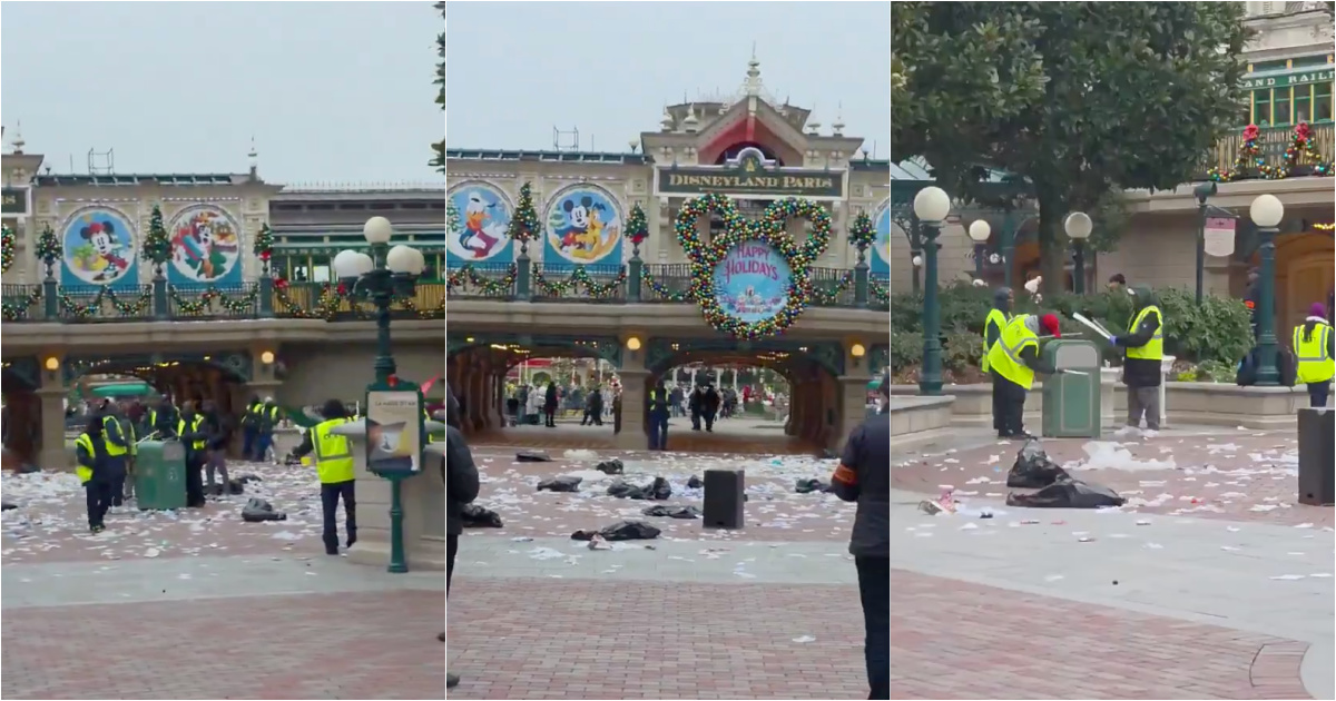 Cleaning services strike at Disneyland Paris takes visitors by surprise and breaks the magic