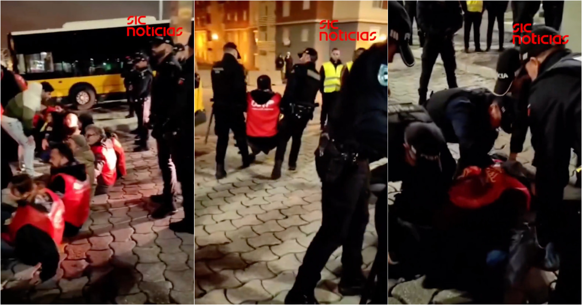 Strike on buses in Lisbon and Porto generates moments of tension with the police