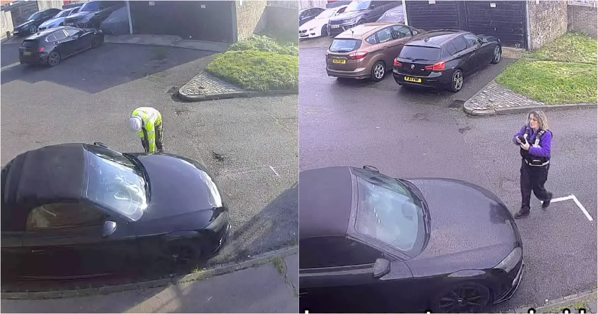 Man returns from vacation and finds 4 fines after painting disabled space around his car