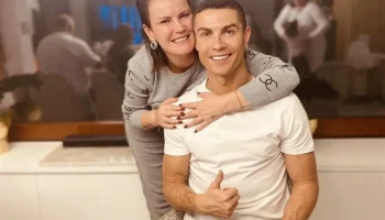 Elma Aveiro e Cristiano Ronaldo.