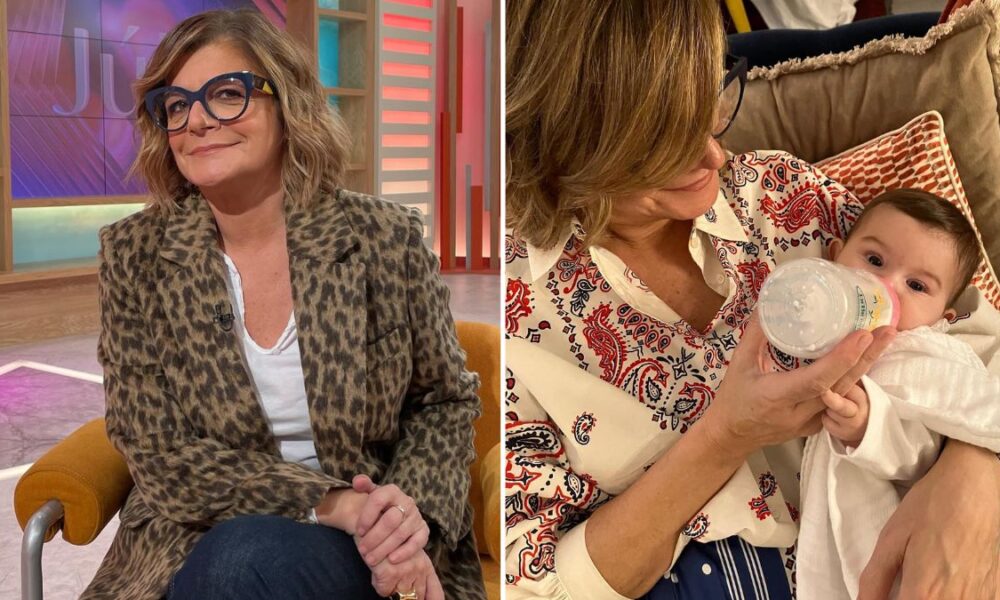 Júlia Pinheiro shows her granddaughter backstage at SIC and thanks her: “I’m very lucky…”