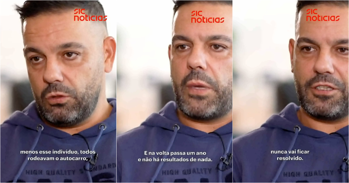 Driver breaks the silence and reveals what he experienced on the burned bus in Loures