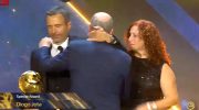 Diogo Jota's parents are thrilled to receive an award at the Globe Soccer Awards