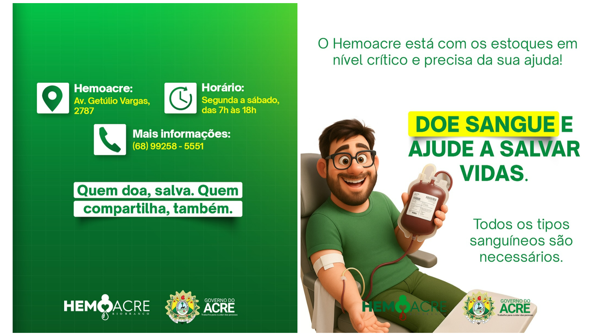 Hemoacre makes an appeal and warns about blood stocks at a critical level