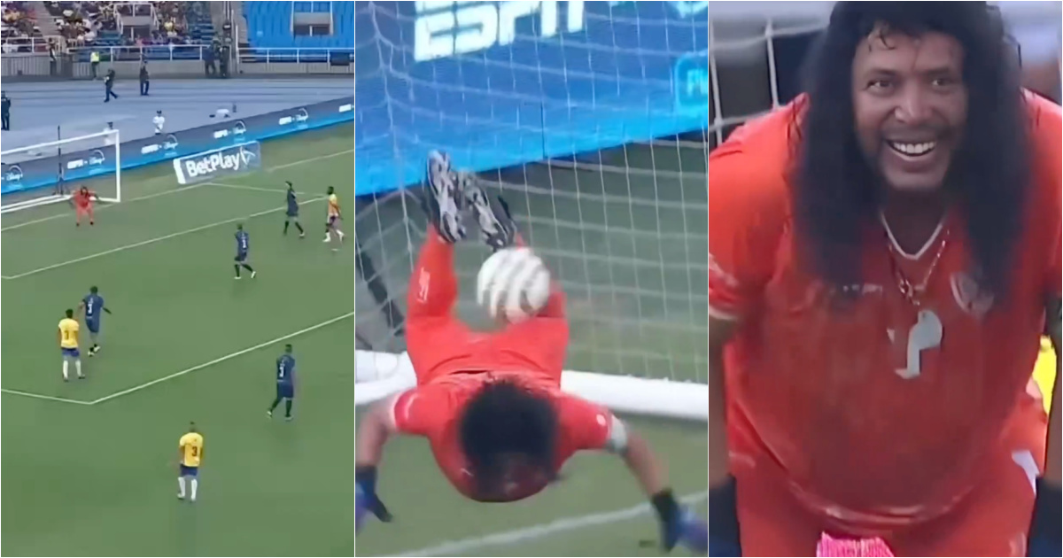 René Higuita did the scorpion scam again 30 years later