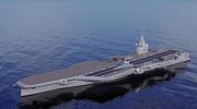 Construction of the largest warship in Europe begins: 310 meters capable of displacing 78,000 tons