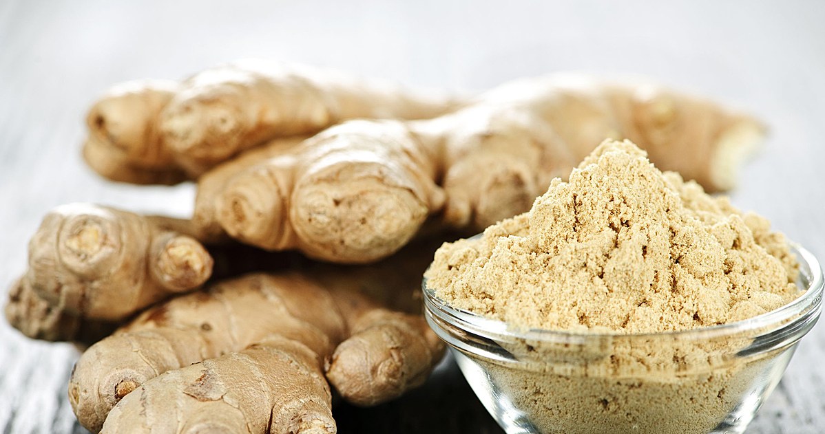 Ginger added to kefir will have a great effect on our intestines