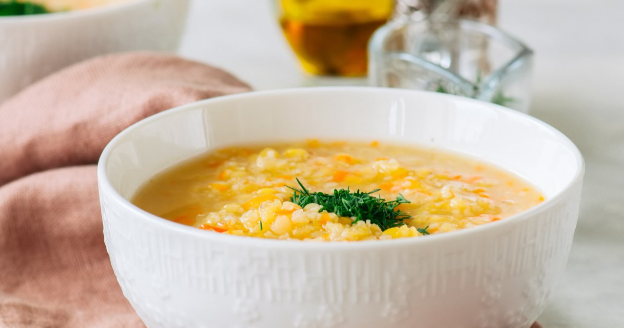Thick lentil soup for winter. It will improve digestion and provide protein and vitamins