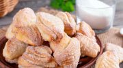 Cottage cheese cookies with goose feet. A perfect snack for coffee or tea