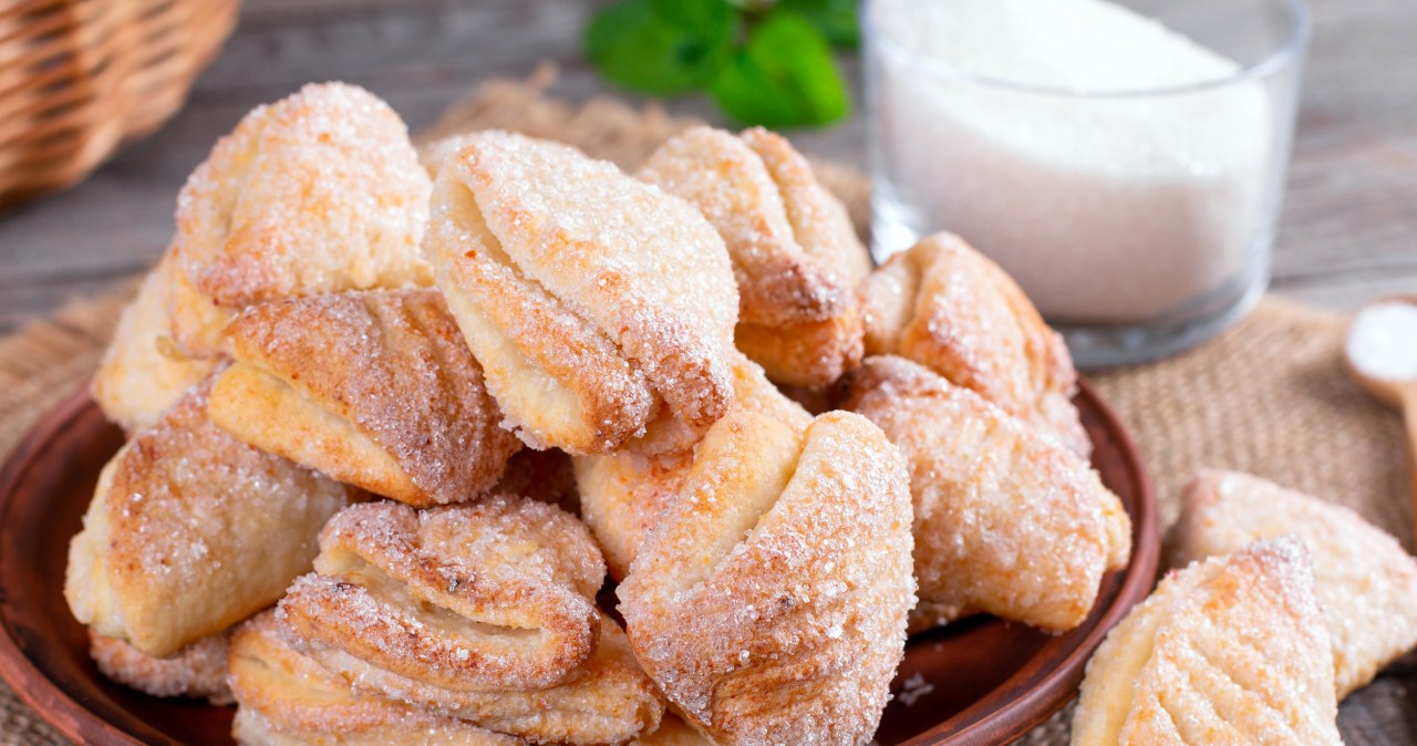 Cottage cheese cookies with goose feet. A perfect snack for coffee or tea