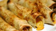 Make a mushroom and cheese stuffing and wrap it in pancakes. You will make a delicious dish for lunch or dinner