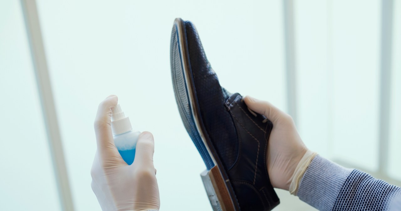 Spray this on the soles of your shoes. You will stop slipping on icy sidewalks