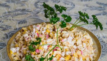 A classic salad that always succeeds. Don't forget the creamy ingredient