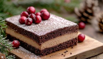 Fluffy chocolate sponge cake with a unique filling. It's hard to tear yourself away from this cake