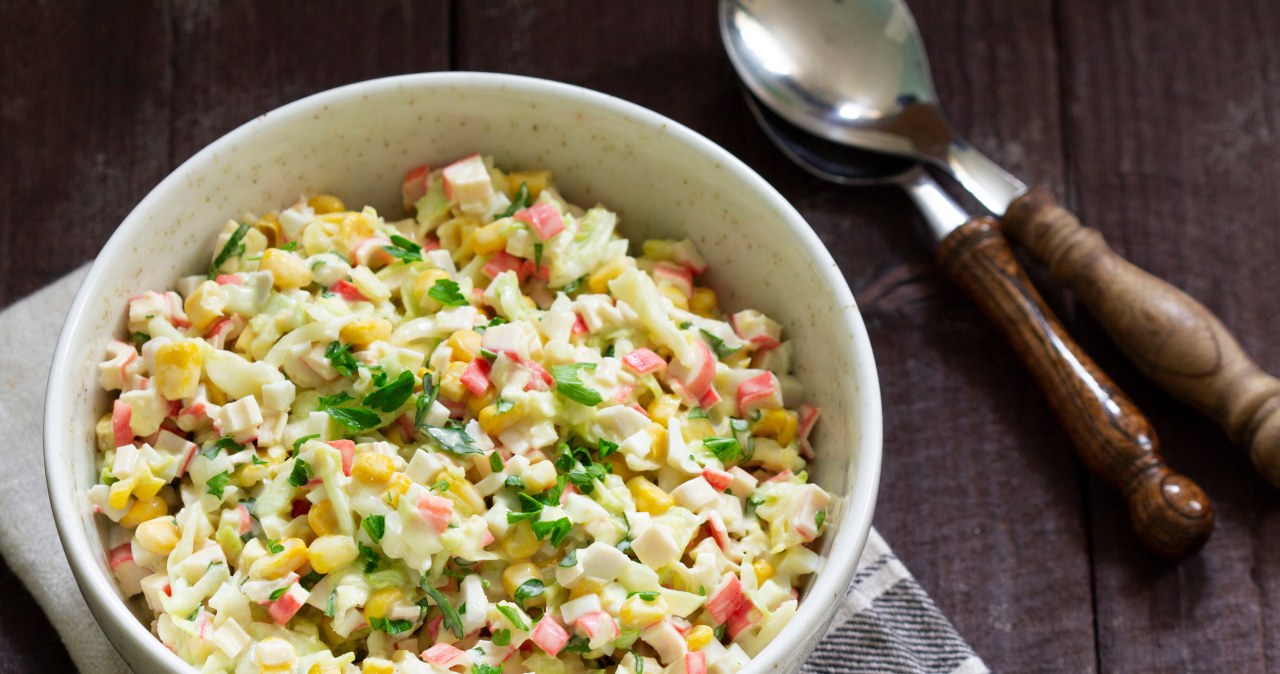 I can't imagine a carnival party without this salad. The first one disappears from the table