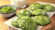 Green cookies are a hit. A real hit for coffee and tea