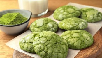 Green cookies are a hit. A real hit for coffee and tea