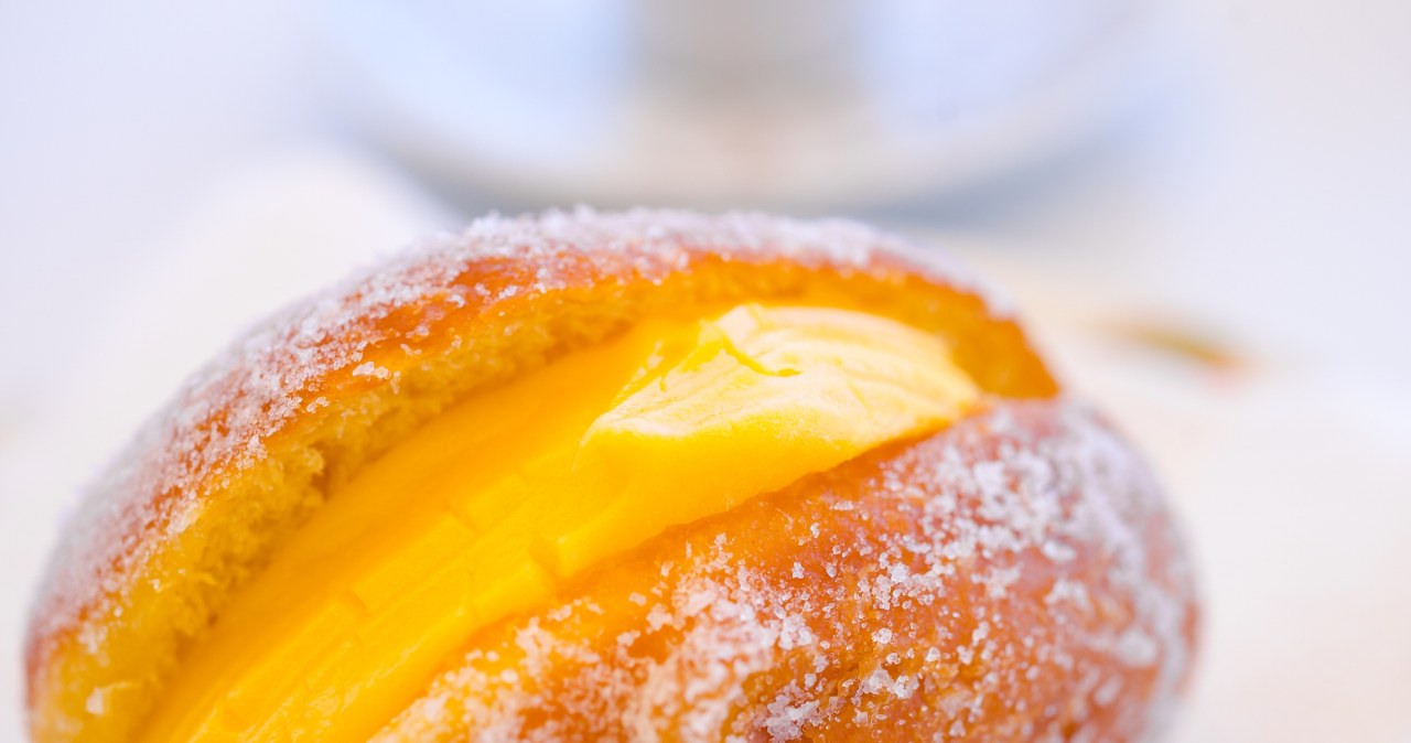 Portuguese donut filled to the brim with cream. It melts in your mouth like fluff