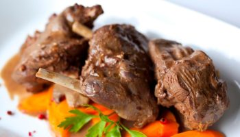 The meat is leaner and healthier than pork. It has a lot of iron and protein, but it needs to be marinated