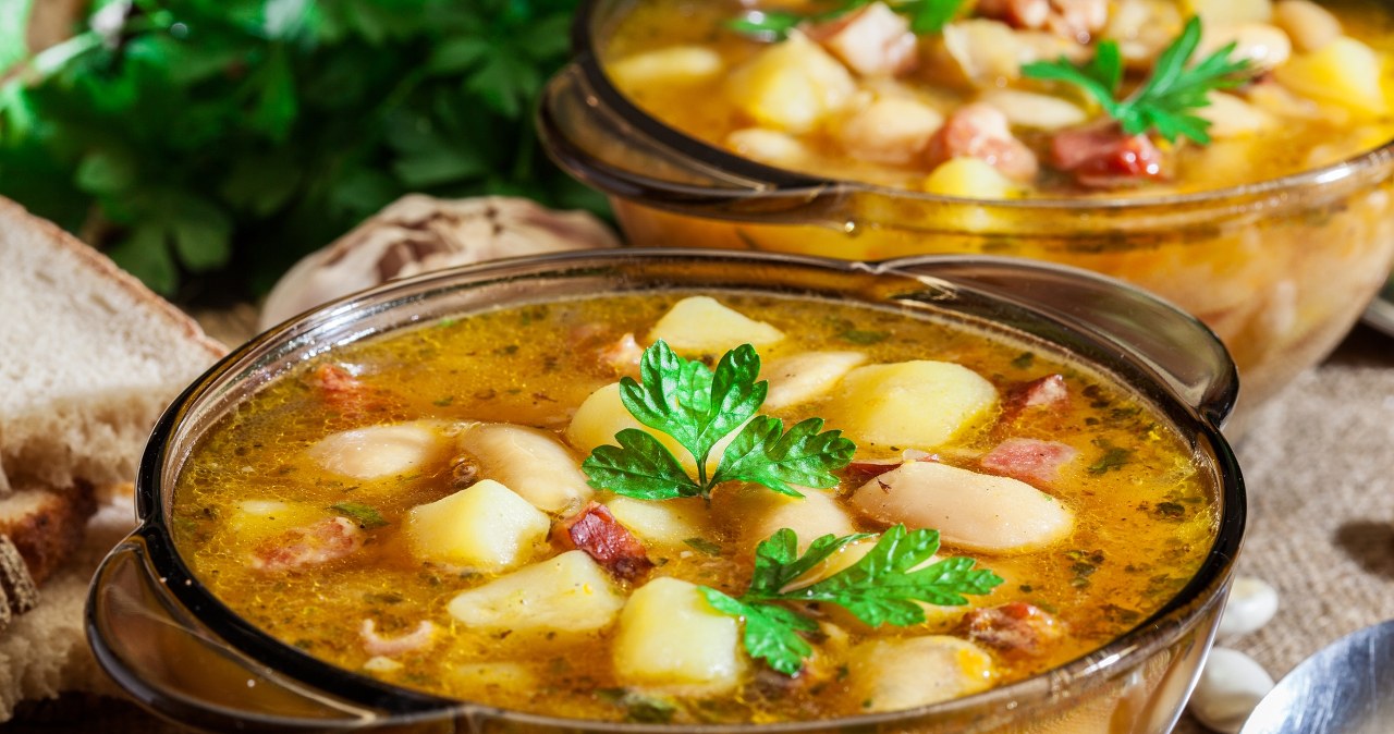 Soup served at a wedding at the Zamoyski family, peasants also ate it. There is nothing better for frosty winter days