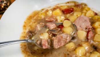 A regional specialty from Podkarpacie. A bowl of this hearty soup is enough for an entire dinner