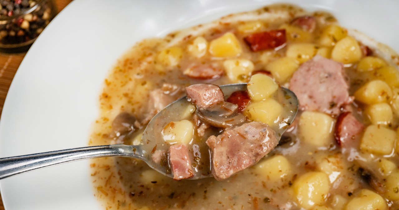 A regional specialty from Podkarpacie. A bowl of this hearty soup is enough for an entire dinner