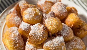I make mini donuts with a fruit addition. Always a double portion, because the family loves it