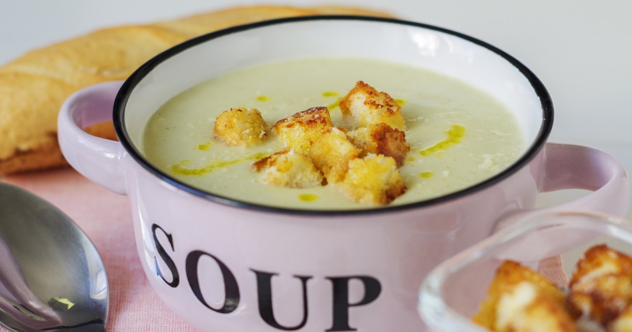 Thick and warming cream of celery soup. Don't forget about this before you blend the vegetables