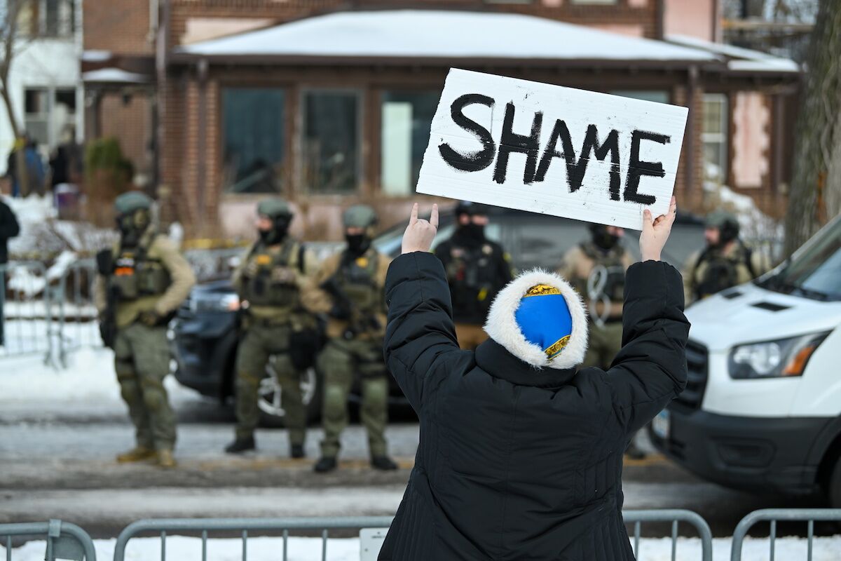 Woman shot dead by immigration police. Did you really try to run over the ICE agent?