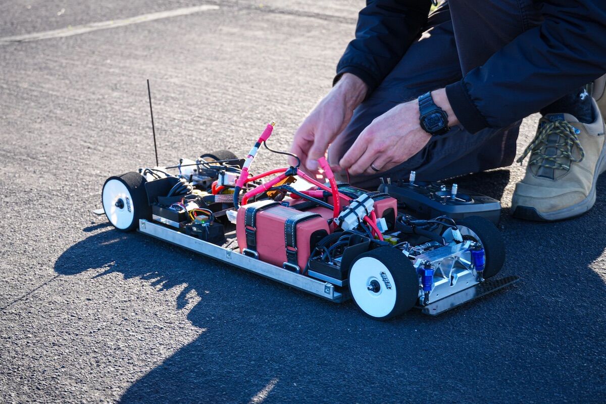 There is a new world speed record for remote-controlled cars