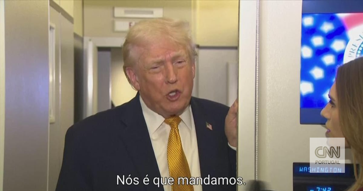 "Don't ask me who's in charge of Venezuela, because the answer is controversial: we're in charge," says Donald Trump