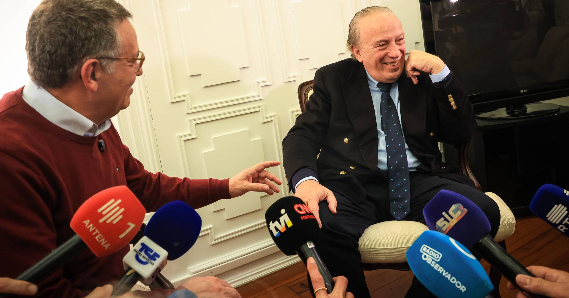 Santana Lopes joined Seguro in the campaign: "If he wins, the Presidency will be well delivered"