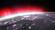 Japanese astronaut captures northern lights from the International Space Station