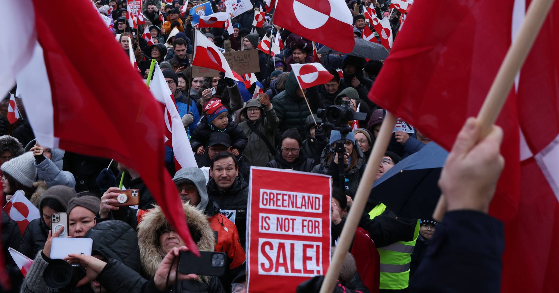 Thousands protest in Nuuk against Trump's plan to annex Greenland
